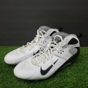 NIKE Air Zoom Blade Pro TD Cleats  Football WHT-Bl Men's Sz 16 Shoes 315791-101